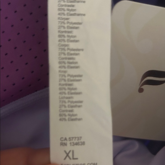 Fabletics X 365 motion women’s lilac leggings NwT - Picture 4 of 5